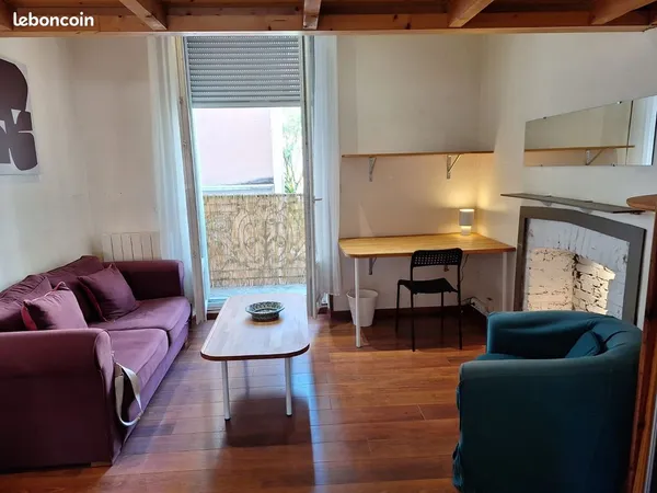 Studio 22m2 avec couchage en mezzanine