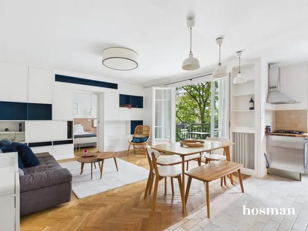 Appartement 3 pièces de 65 m² avec balcons, sans vis-à-vis - À deux pas du métro Mirabeau