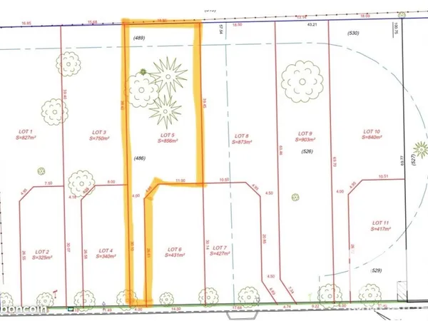 Terrain 856 m² Giraumont