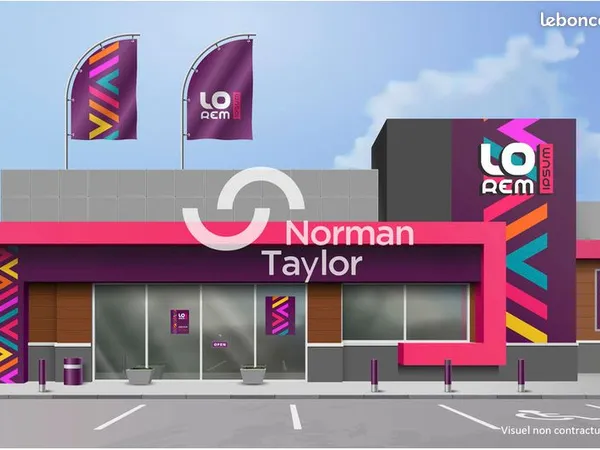 Local commercial 400 m²