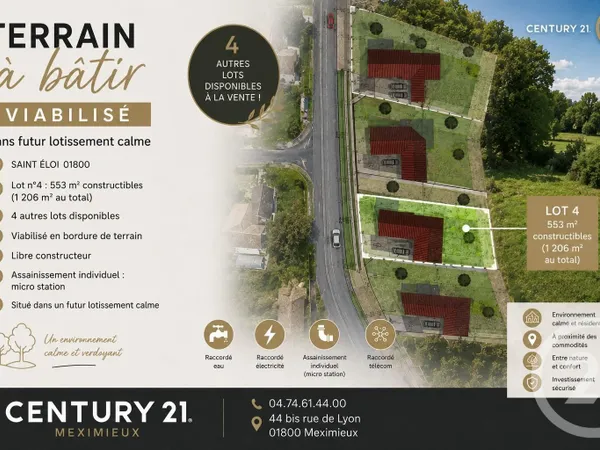 Terrain 1206 m²