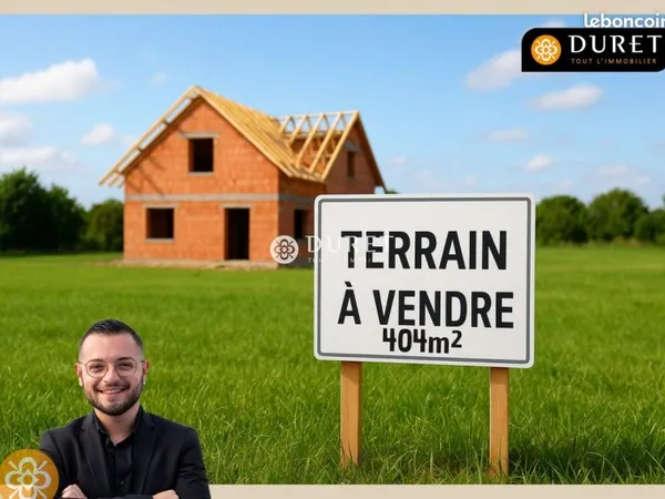 Terrain 404 m² Saint-Hilaire-de-Riez