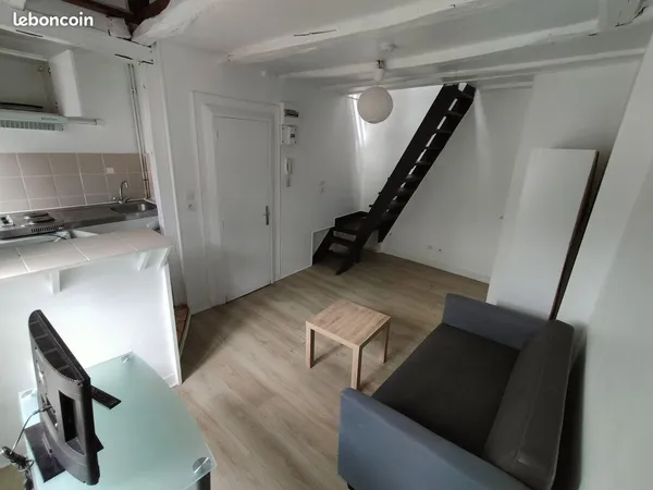 Studio avec mezzanine centre ville avenue garibaldi 25 m²