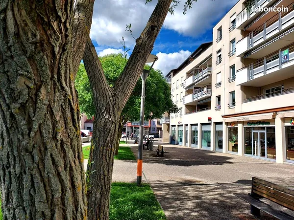 Hypercentre de Craponne 69290 Appartement traversant de 4 pièces de 89,8 m² situé au 2ème étage