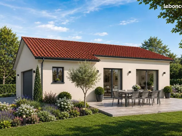 Projet de construction d'une maison 100 m² avec terrain à COUBLEVIE (38)