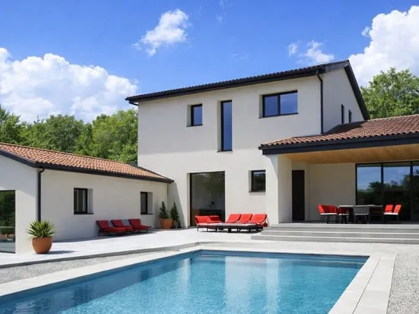 Maison neuve à Boisseuil (87220) - 5 pièces, 4 chambres, prix total 345 000 €