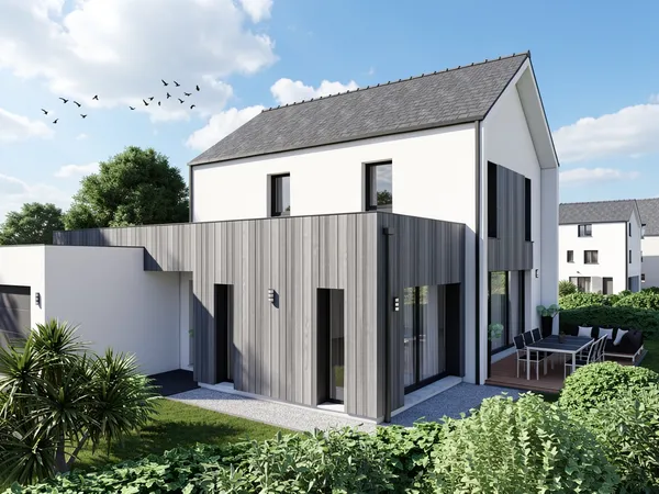 Terrain + maison 136 m²