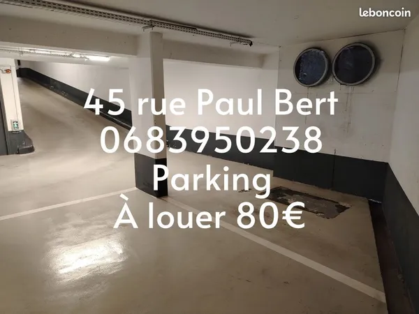 45 Paul Bert Parking
