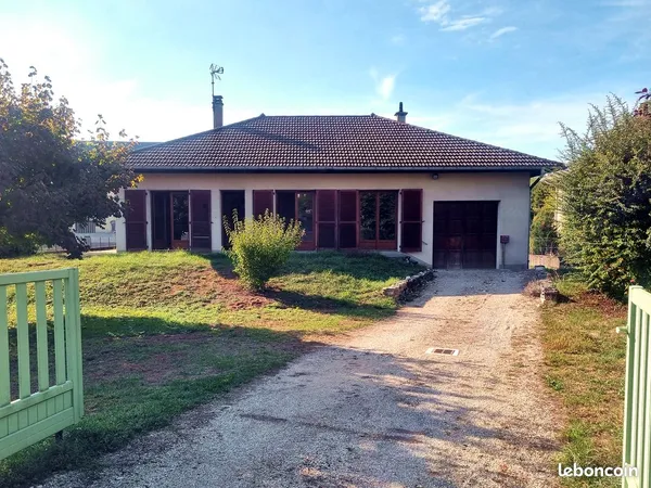 Vente maison de plain-pied entre Savoie et Isère