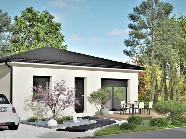 Projet de construction d'une maison 70 m² avec terrain à RIEUMES (31) au prix de 202108