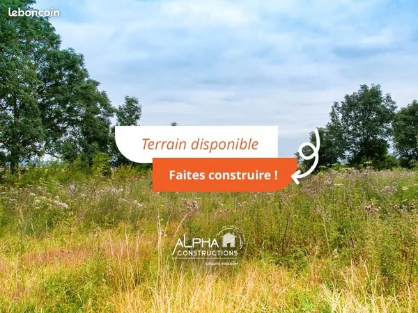 Terrain 1 500 m² Sainte Fereole