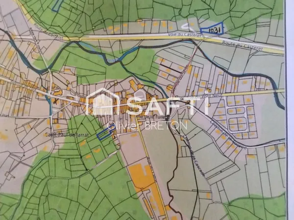 Terrain Vente Saint-Paul-de-Jarrat 3632m² 11000€