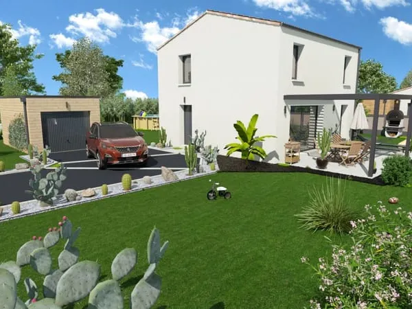 Projet de construction d'une maison 92.62 m² avec terrain à VOLVIC (63)