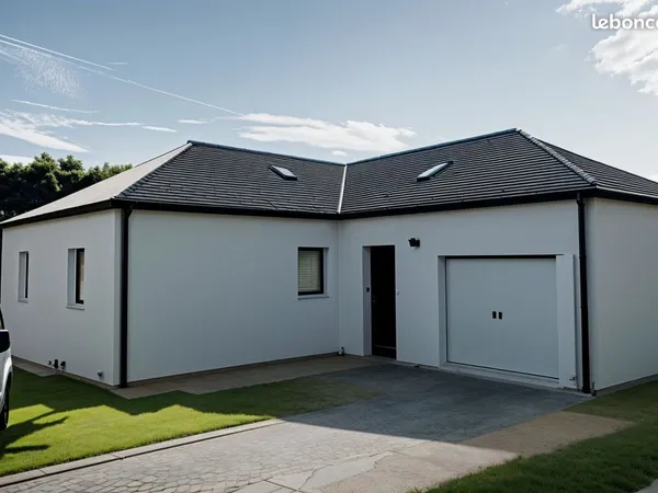 Maison plain-pied 3 chambres & garage
