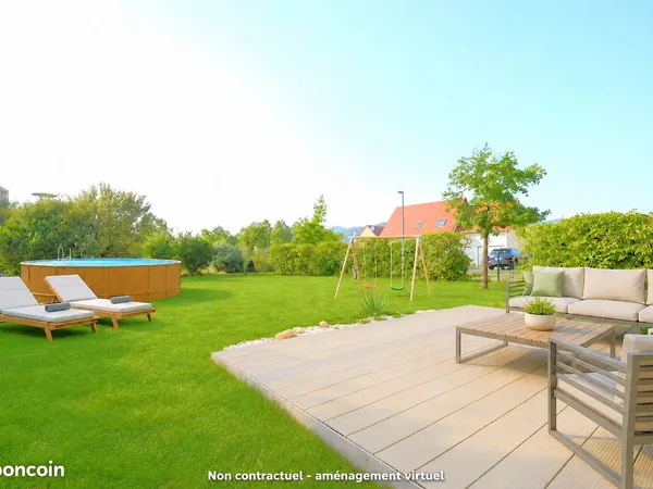 Appartement duplex-jardin à Thann