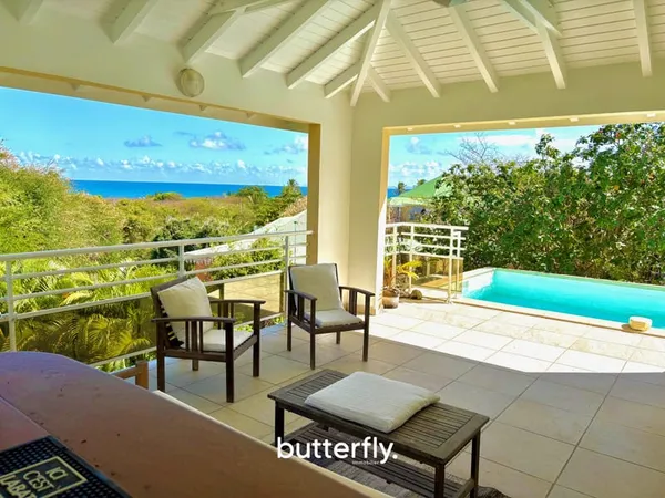 PLEINE VUE MER : VILLA CONTEMPORAINE F3 DE 123 M3 DUPLEX AVE