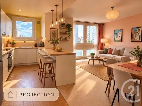 Appartement 3 pièces 57 m²