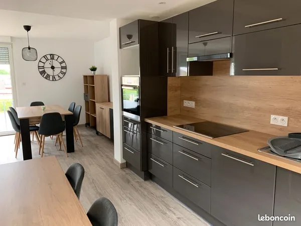 Maison F3 rénovée et meublée en bordure de forêt à Guénange