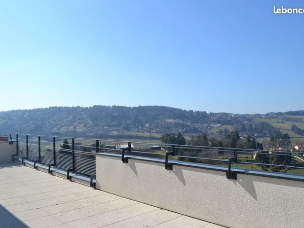 Villars - T4 meublé 107 m² - Terrasse 50 m² - Vue panoramique - Clim - 2 garages