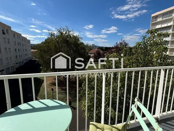Appartement meublé T4 bis, 92m2, ascenseur et parking privé