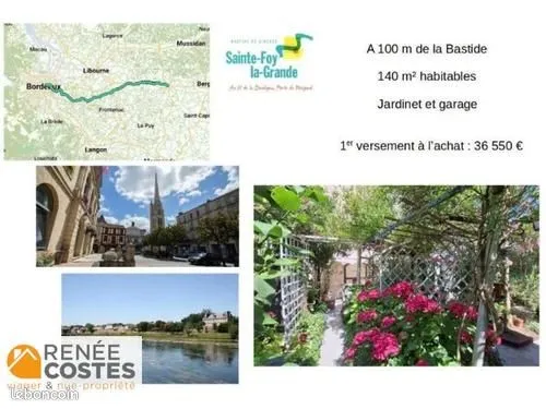 Maison de ville en Viager 6 pièces 140 m²