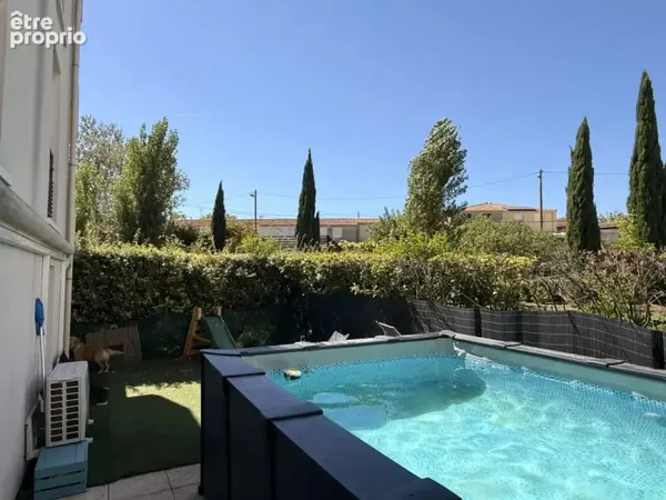 T3 avec Jardin de 87 m2 Garage + Parking Résidence Fermée