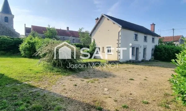 Maison 120 m² avec grange et terrain de 1050 m² - Cérilly (21330)