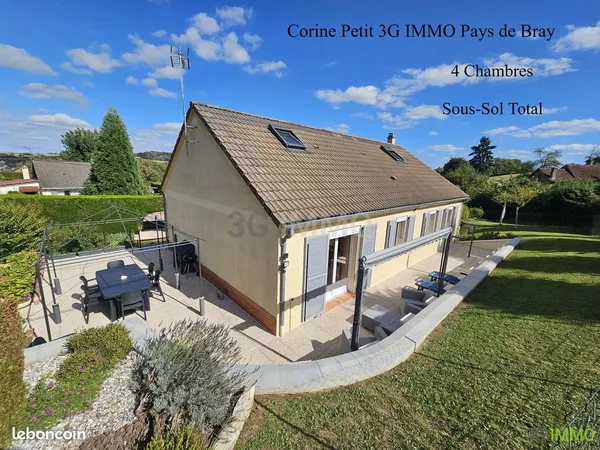 Vente | Pavillon | 5p | 4ch | 97 m² | Blacourt | Terrasse · Jardin