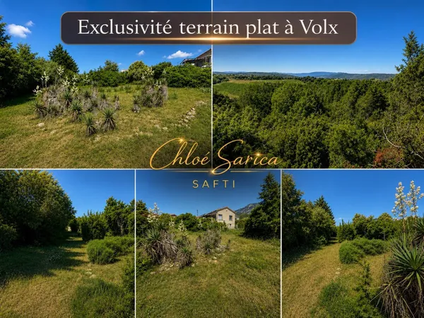 Magnifique terrain rare à la vente sur la commune de Volx