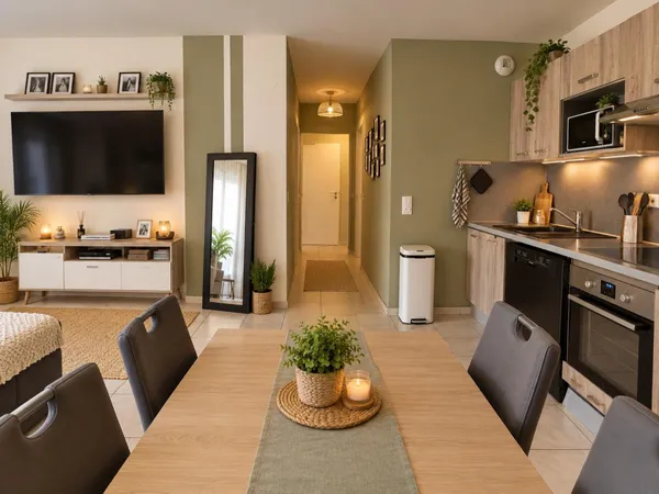 Appartement T3 de 60 m² avec balcon et double garage - Bonneville