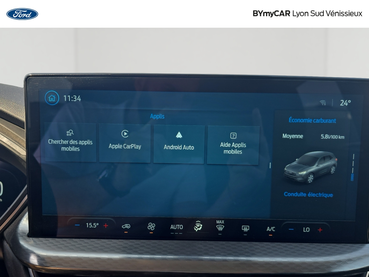 Ford Kuga 2.5 Duratec 180 ch FlexiFuel FHEV E85 Powershift — photo 15