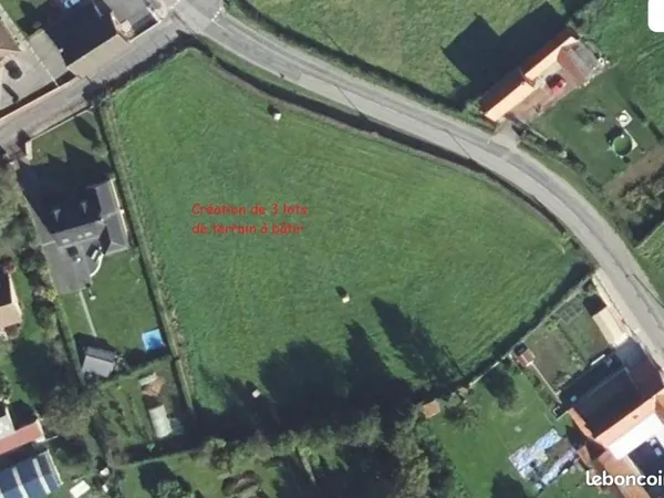 Terrain 2358 m² Valhuon