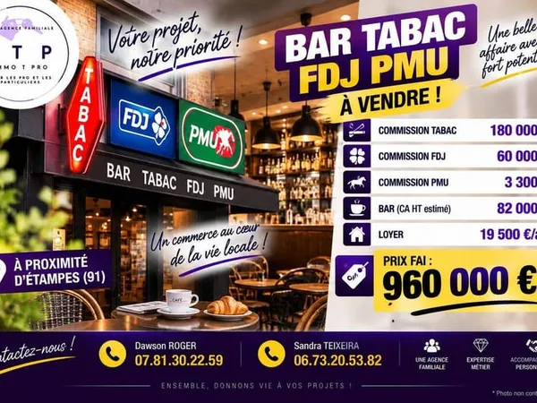 Café bar 65 m²