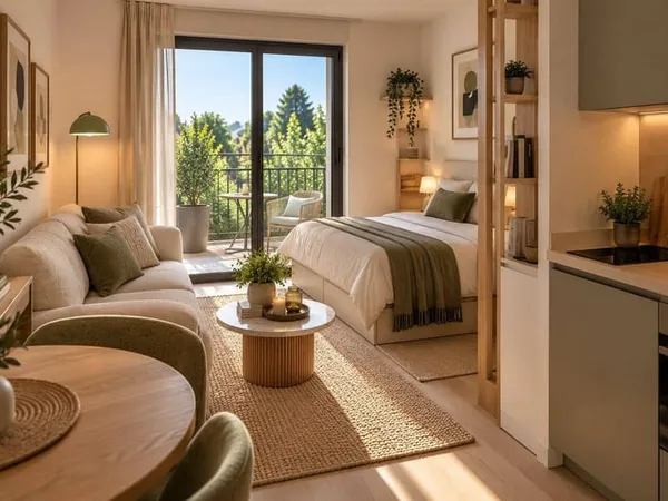 Studio 1 pièce 36 m²
