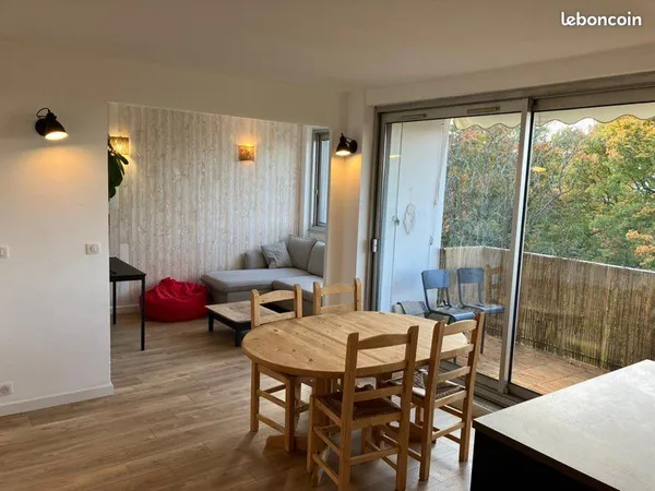 Location T2 meublé 53 m2 - Marly-le-Roi - Calme, lumineux, vue sur parc verdoyant