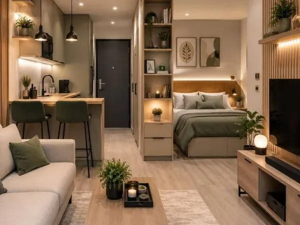 Studio 1 pièce 36 m²
