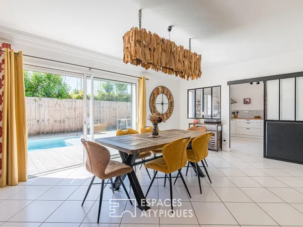 Maison familiale avec jardin et piscine