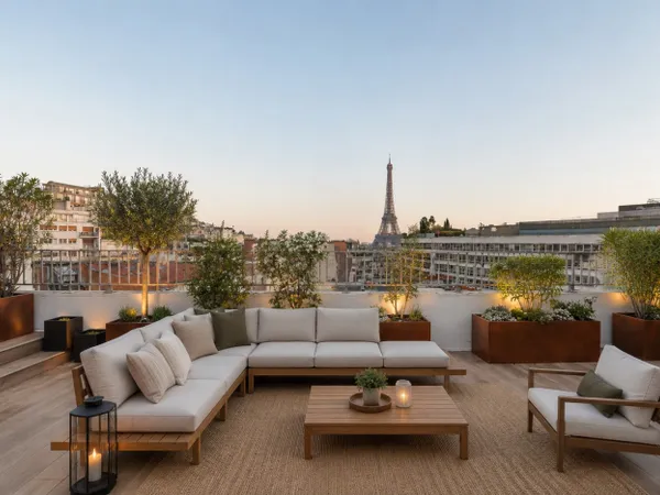 Penthouse Passy avec vue Tour Eiffel