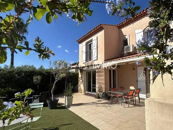BIOT St PHILIPPE - Villa individuelle 4 pièces - Aperçu mer