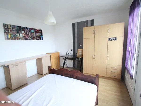 3 chambres meublées pour étudiants (tes)
