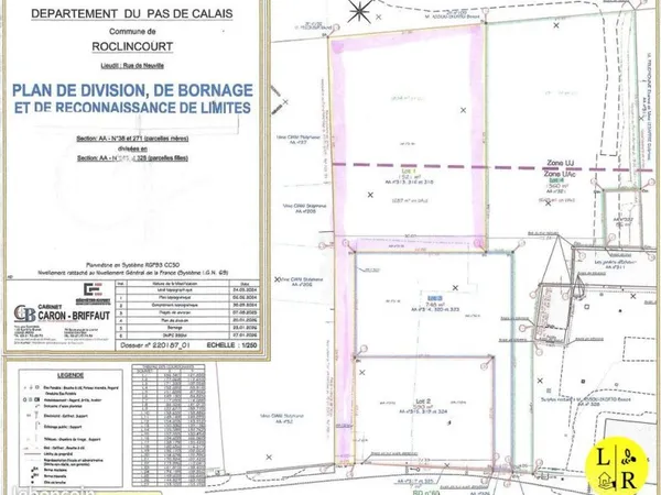 Terrain 1521 m² Roclincourt