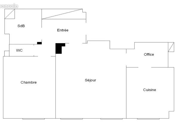 Appartement. 2 pièces. 62m2. Etage 2/5. Résidence arborée et calme absolu, à deux pas du centre-vill