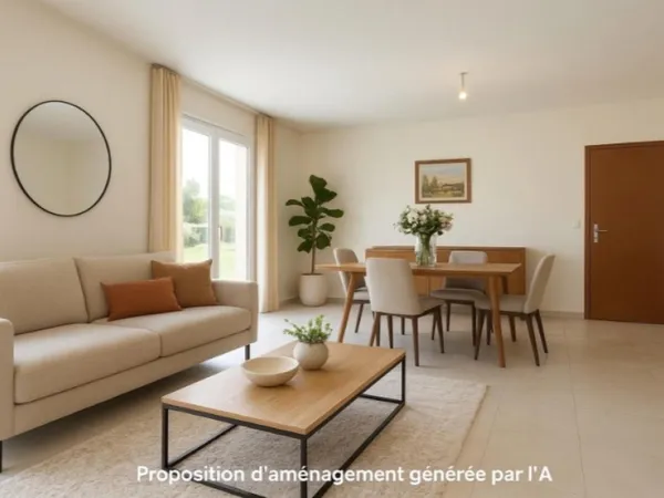 Maison de 137 m² de plain-pied, proches des commodités avec jardin