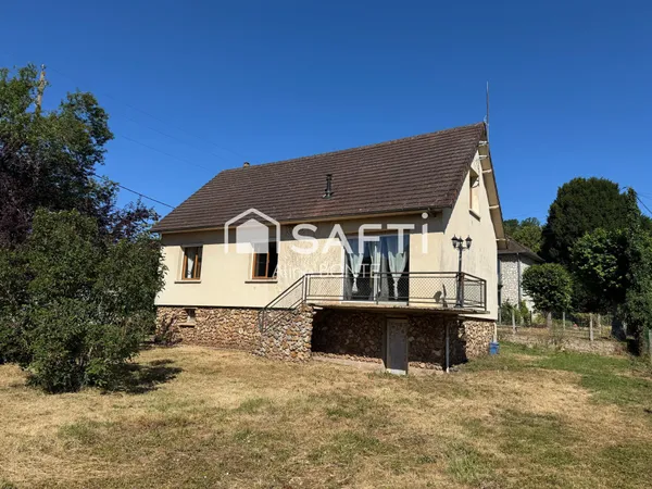 Maison sur sous-sol complet