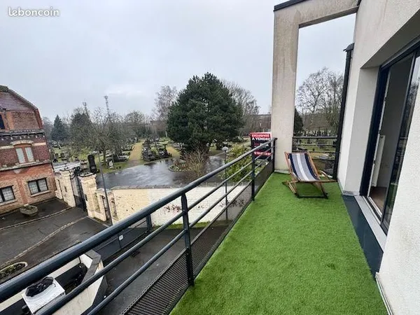 Appartement 61 m² La Madeleine