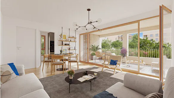 APPARTEMENT 4 PIÈCES DE 78M² EN ÉTAGE AVEC LOGGIA DE 13M²
