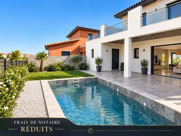 Villa neuve à vendre à Portiragnes - 130 m², 4 chambres, piscine et garage