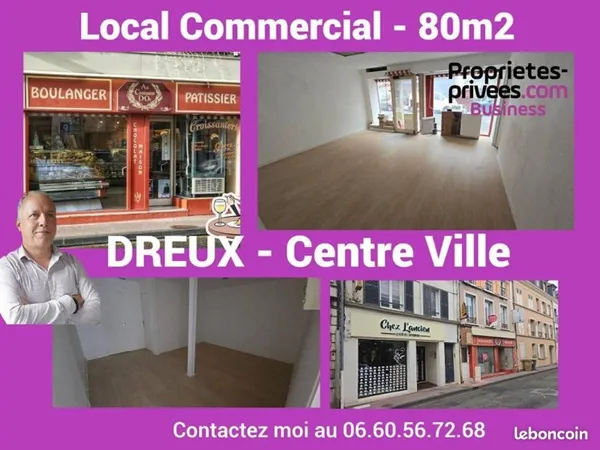 Local commercial 80 m²