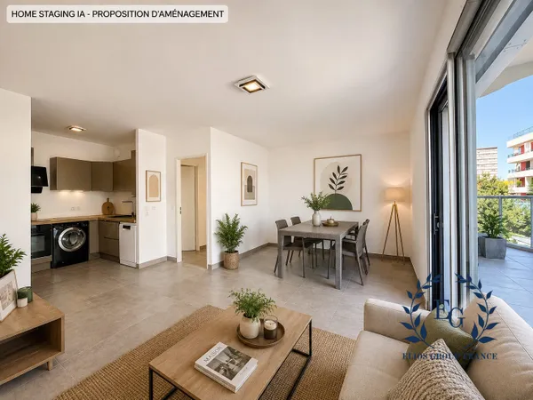 PORT MARIANNE  T3 LUMINEUX AVEC TERRASSE EXCEPTIONNELLE DE 33