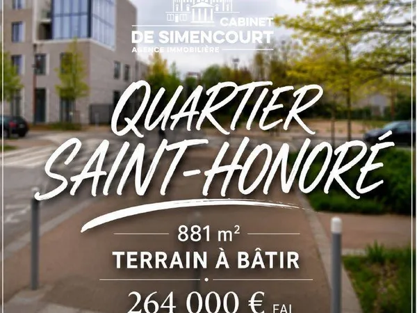 Terrain 881 m²
